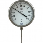 Термометр биметаллический R52.160/2, 0...100 °C, G1/2B, 80x8 мм, нерж. сталь, кл. 1 (36790968)