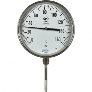 Термометр биметаллический R52.160/2, 0...160 °C, G1/2B, 80x8 мм, нерж. сталь, кл. 1 (36790966) фото 1803