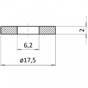 Шайба уплотнительная 910.17, медь, 2 мм для G1/2, М20х1,5 (9091440) фото 2240